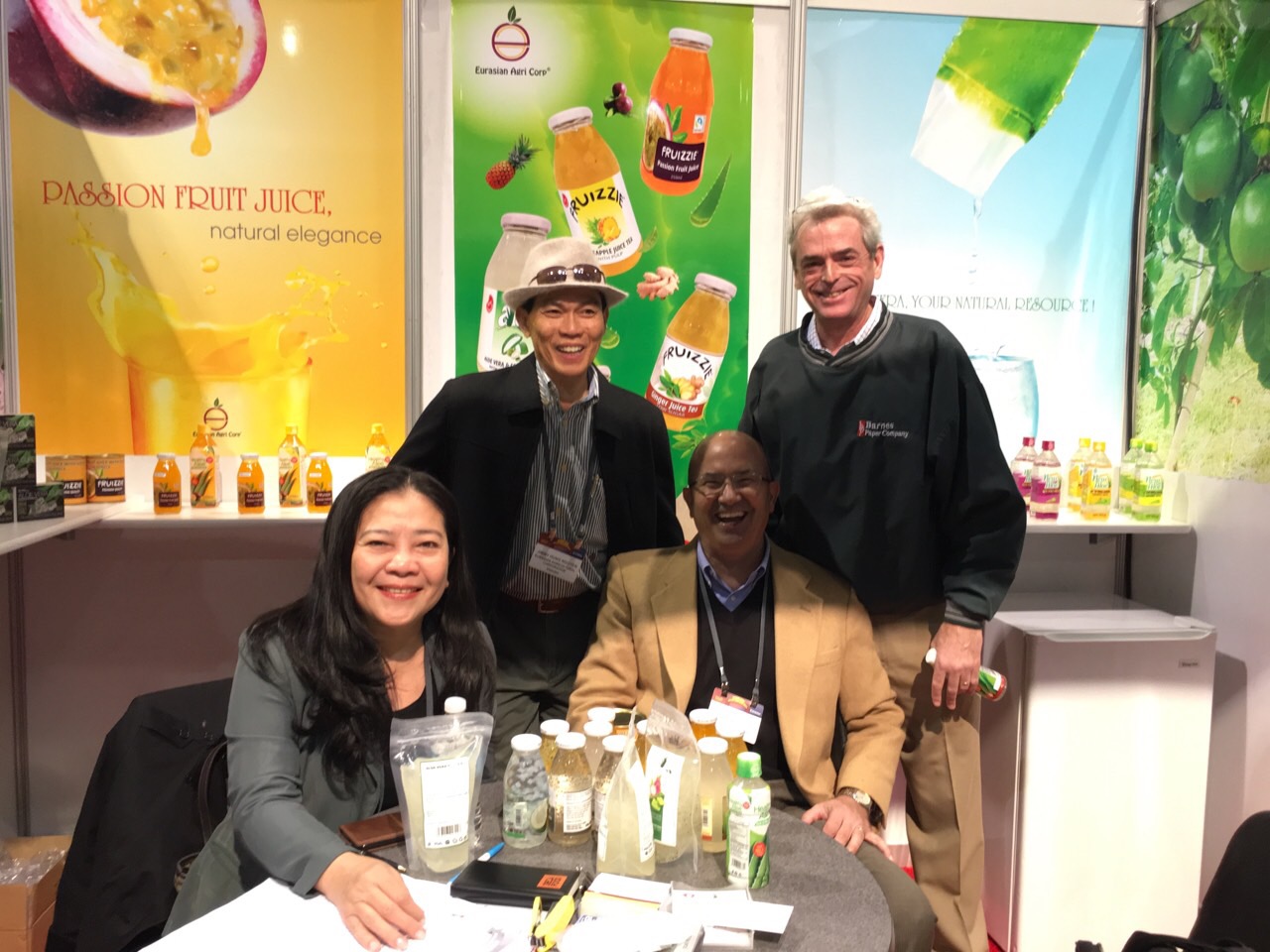 Display booth at PRIVATE LABEL TRADE SHOW IN CHICAGO