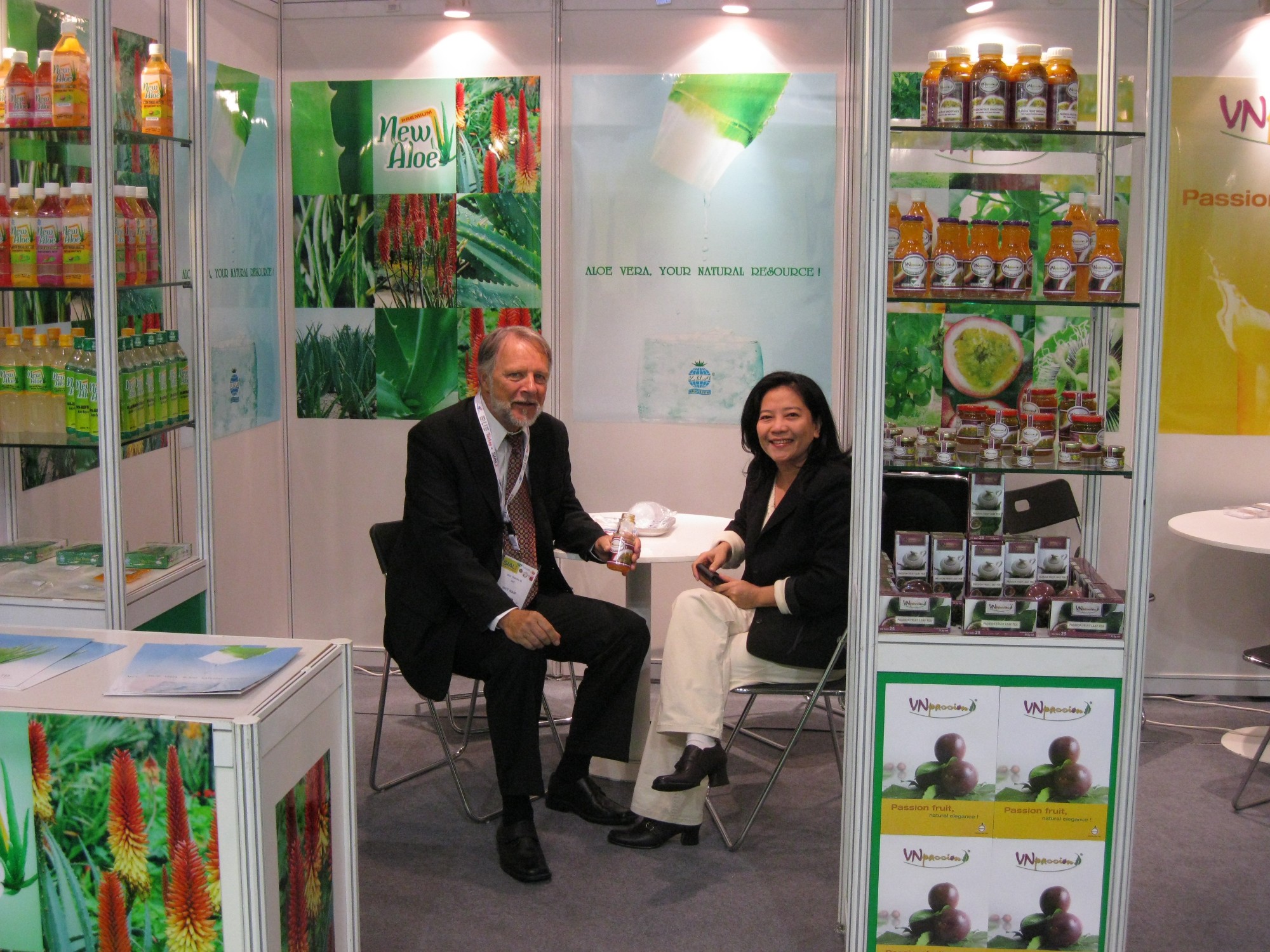 Display booth at INTERNATIONAL FOOD FAIR ANUGA  IN COLOGNE - GERMANY