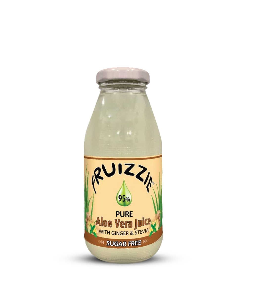 Pure Aloe vera juice 95% with Ginger and Stevia