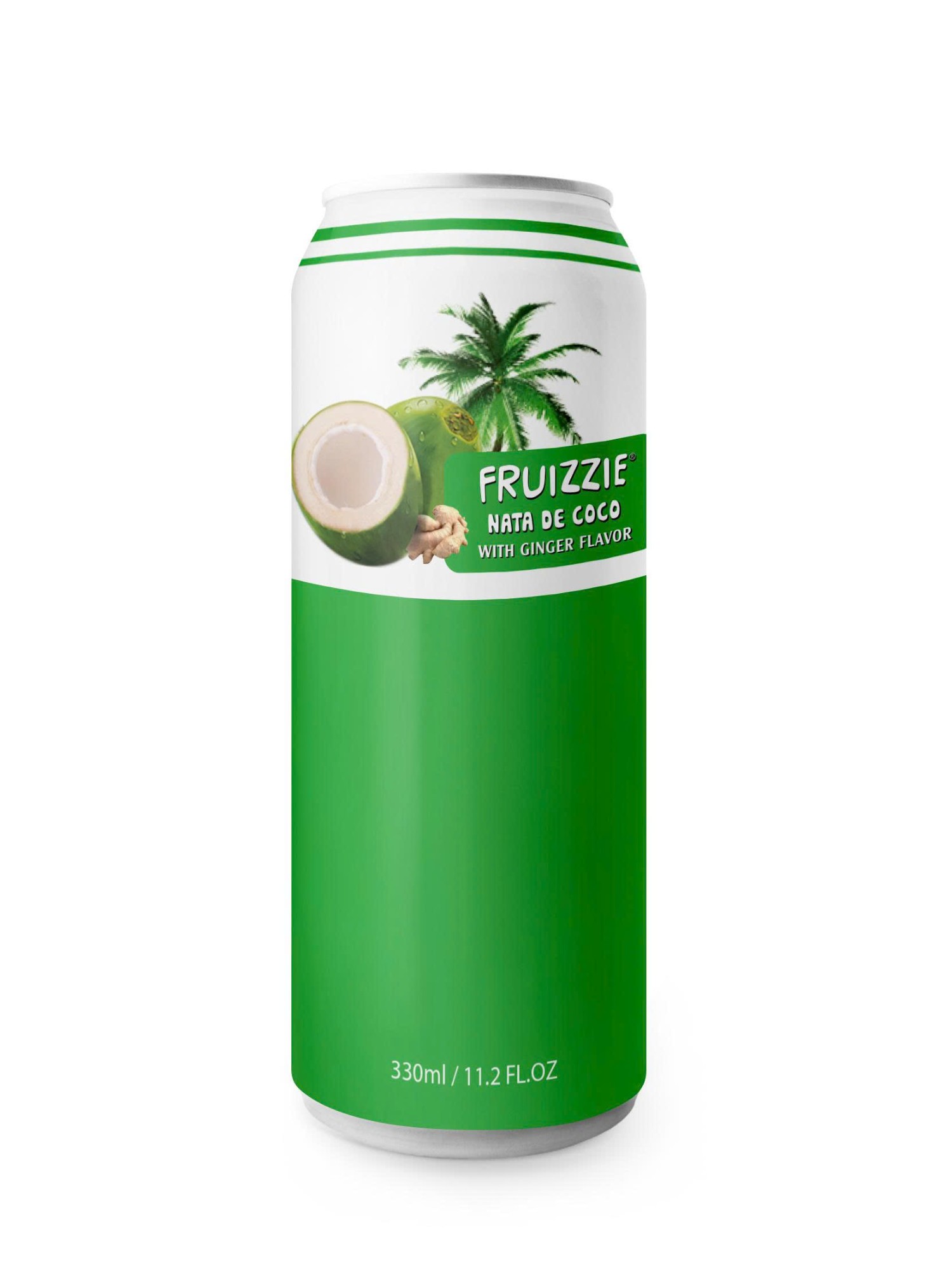 Coconut juice with nata de coco pieces in various flavors