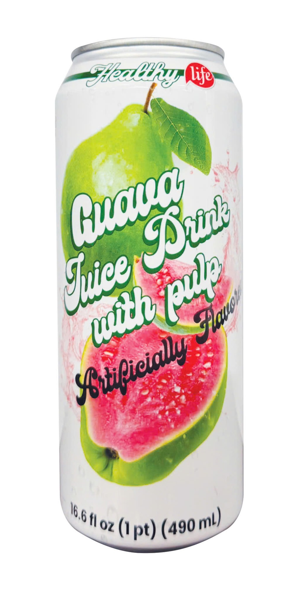 Guava juice drink with pulp