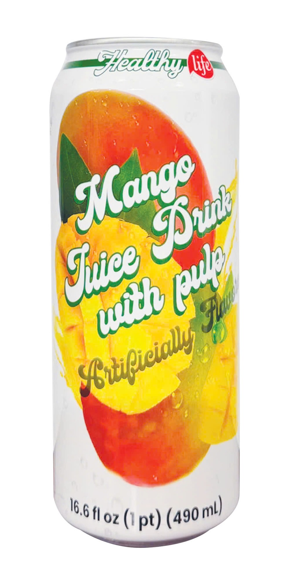 Mango juice drink with pulp